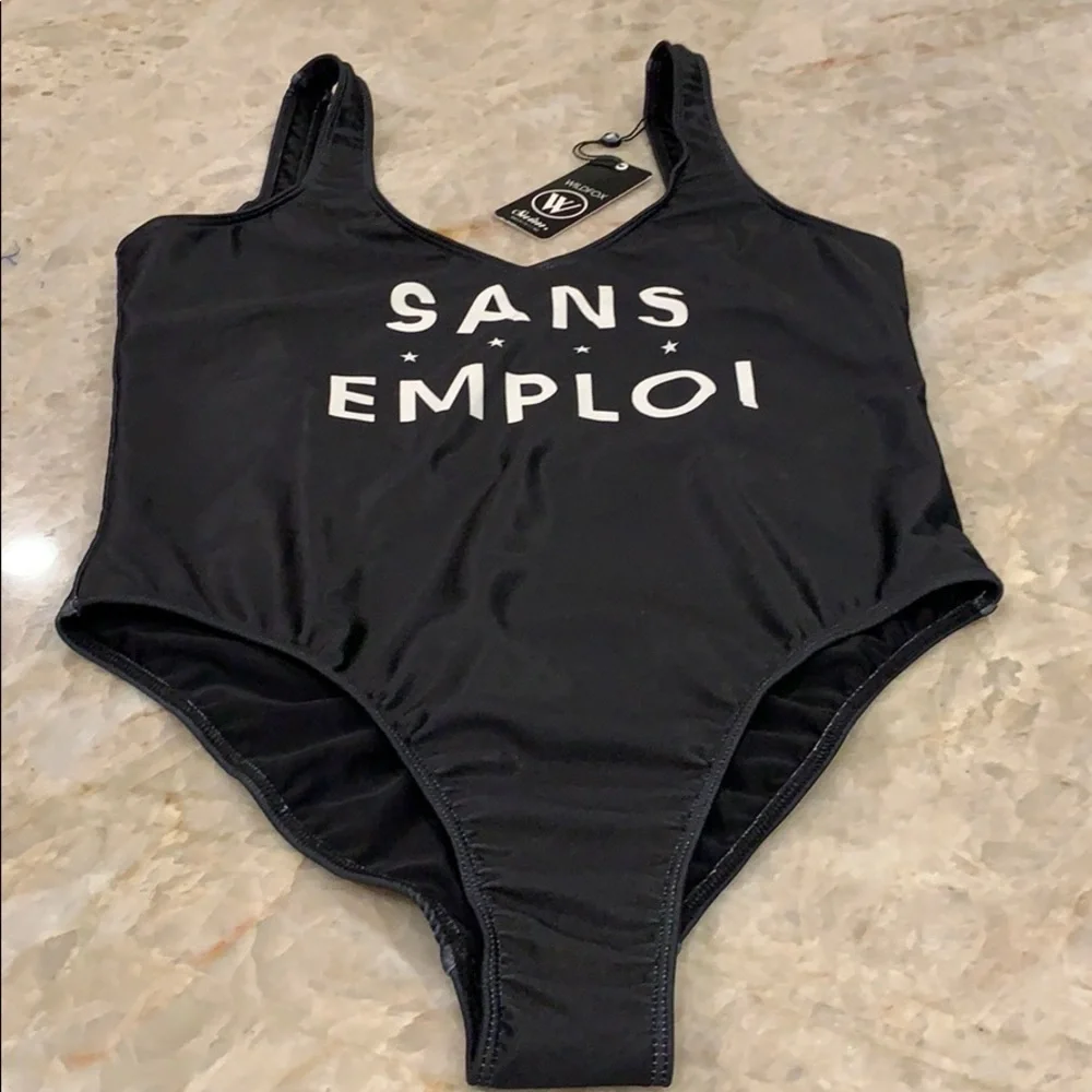 NWT WILDFOX Swim SANS EMPLOI 80’s One‎ Piece suit!